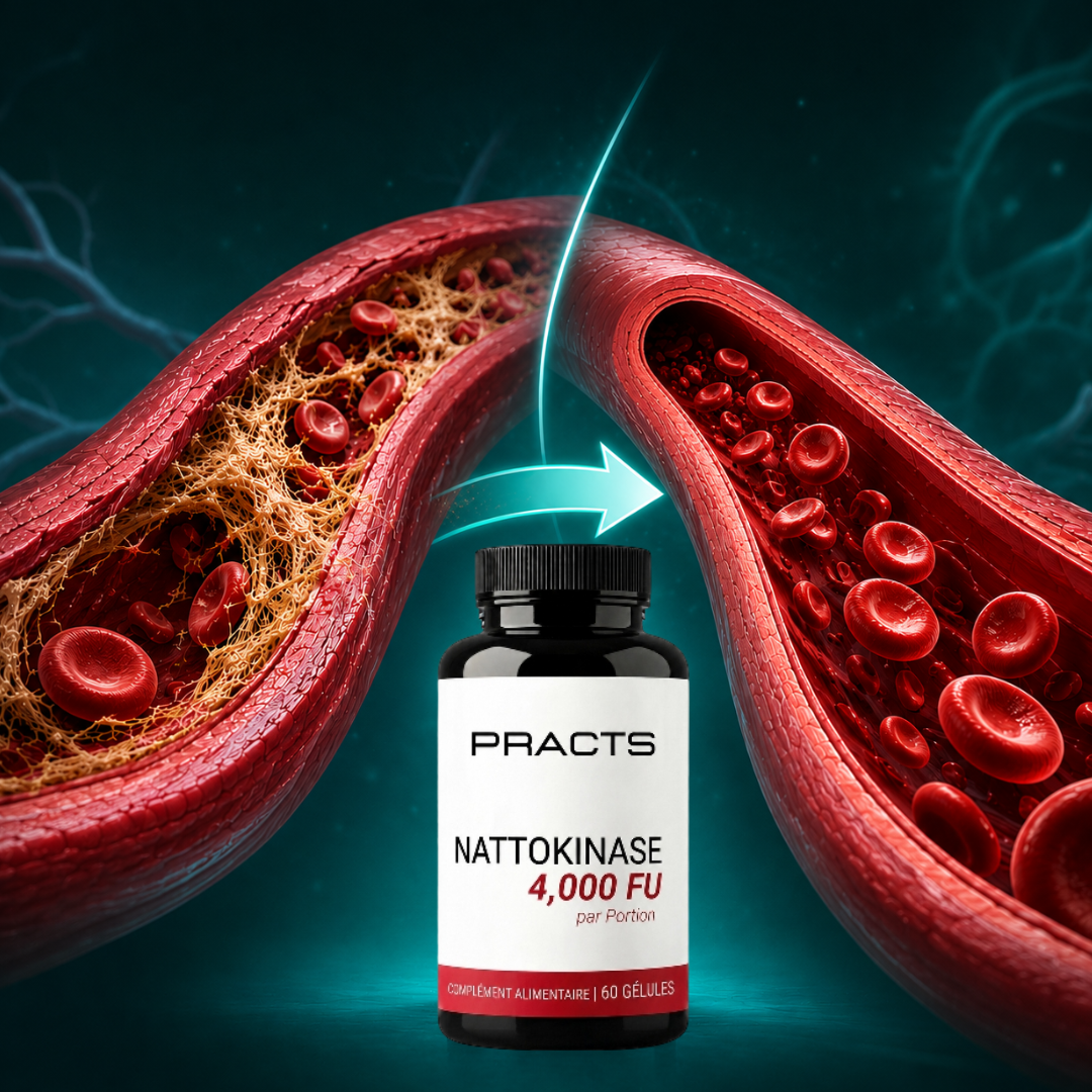 PRACTS Nattokinase Santé Vasculaire