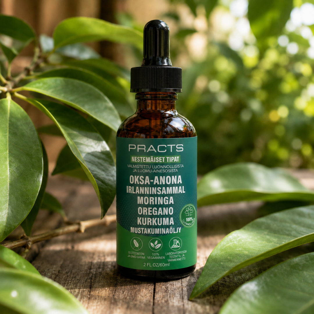 PRACTS Soursop Luonnolliset nestemäiset tipat-FI